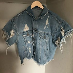 Carmar Denim Sleeveless Jean Jacket